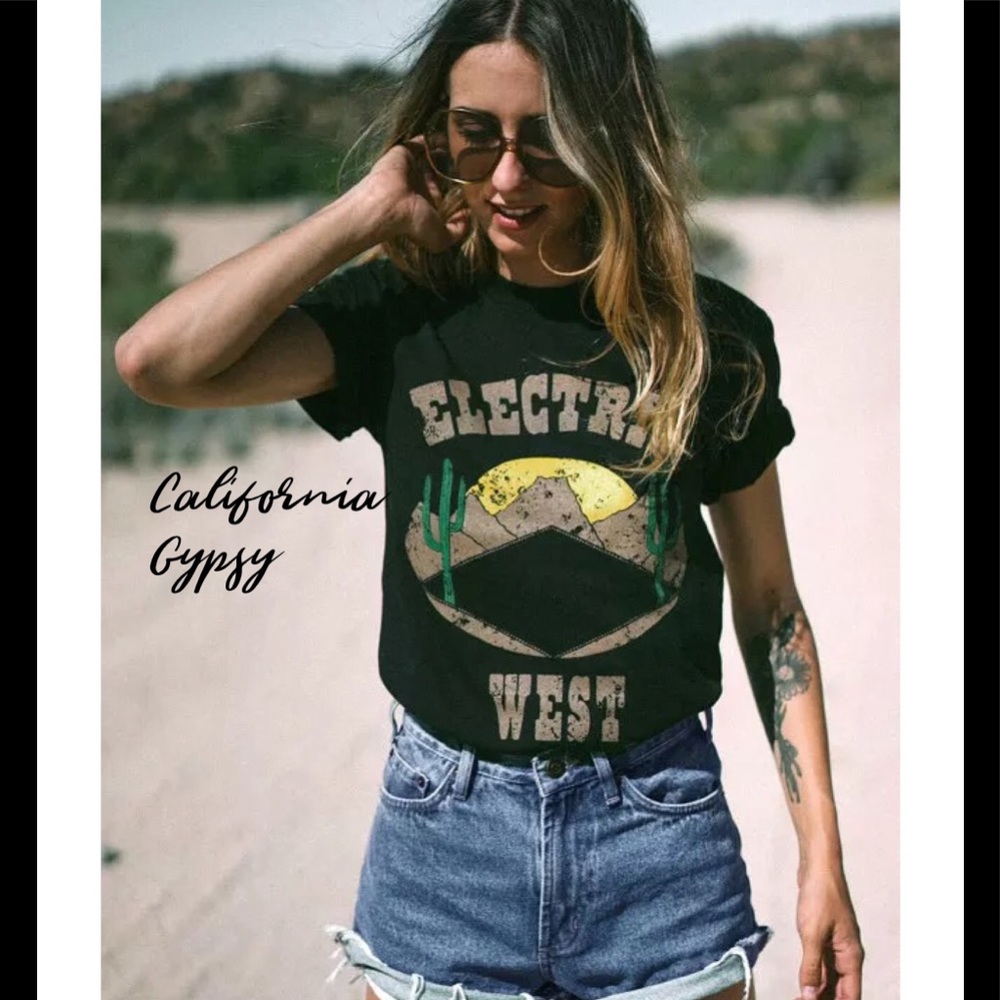 electric west T-shirt Retro - Picture 2 of 8
